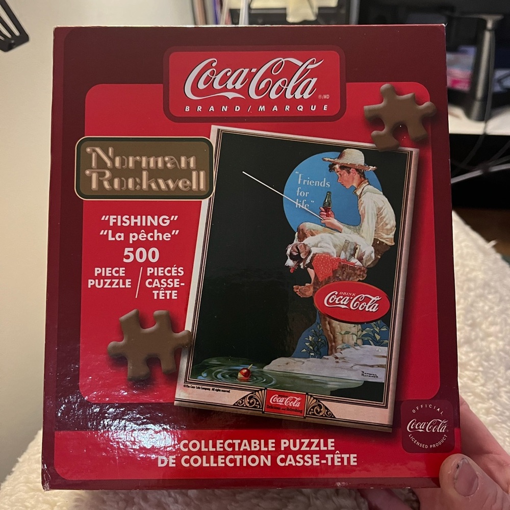 Coca-Cola Norman Rockwell Collectible Puzzle